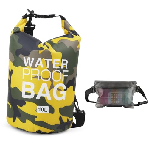Idefair Wasserdichter Packsack, Schwimmender Trockenrucksack Strandtasche Leichter Trockensack für den Strand, Bootfahren, Angeln, Kajakfahren, Schwimmen, Rafting, Camping 5L 10L 15L 20L 30L Idefair Wasserdichter Packsack, Schwimmender Trockenrucksack Strandtasche Leichter Trockensack für den Strand, Bootfahren, Angeln, Kajakfahren, Schwimmen, Rafting, Camping 5L 10L 15L 20L 30L von Idefair