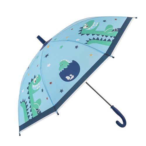 Idena 50115 - Regenschirm für Kinder aus Kunststoff mit Dino Motiv, Stockschirm mit manueller Öffnung, Durchmesser 83 cm und Länge ca. 66 cm Idena 50115 - Regenschirm für Kinder aus Kunststoff mit Dino Motiv, Stockschirm mit manueller Öffnung, Durchmesser 83 cm und Länge ca. 66 cm von Idena