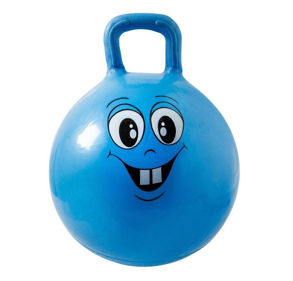 Idena Hüpfball Happy Face, Blau, 40-50 cm Durchmesser, belastbar bis 50 kg Idena Hüpfball Happy Face, Blau, 40-50 cm Durchmesser, belastbar bis 50 kg von Idena