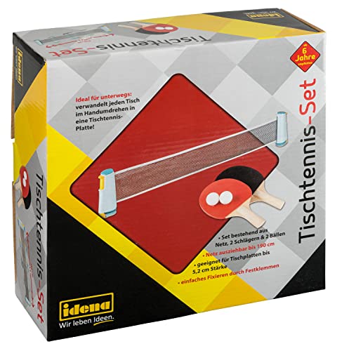 Idena Tischtennis-Set Netz,2 Schläger,2 Bälle Idena Tischtennis-Set Netz,2 Schläger,2 Bälle von Idena