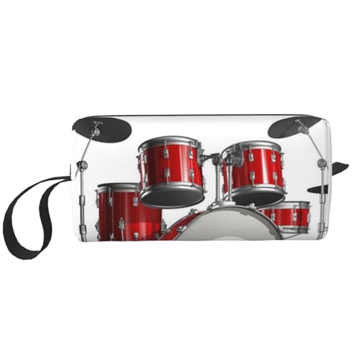 Cool Drum Set Tragbarer Handlicher Organizer Kosmetik Reißverschluss Reisetasche Alltag Organizer von IguaTu