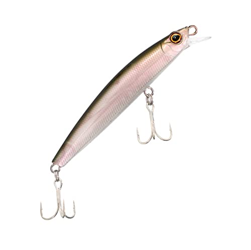 Illex Poisson Nageur Battle Minnow 80 F - 8cm - 6.3g - Ghost Peral Minnow - Floating - 71787 von Illex