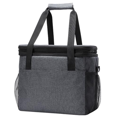 10/15/23L Kühltasche Lunchbox Große Kapazität Thermotasche Isolierte Tasche Picknicktasche Doppelschichtige Lunchtasche Für Reisen von Illkjasfc