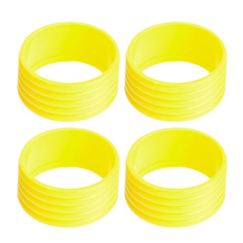 Illkjasfc 4Pcs Tennis Schläger Grip Bands Tennis Schläger Grip Ringe Schläger Griffbänder Feste Ringe Grip Band Für Tennis Schläger von Illkjasfc