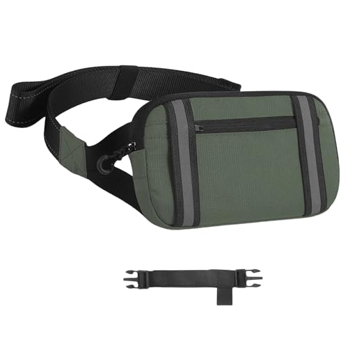 Illkjasfc Lauf-Hüfttasche, multifunktionale Brusttasche, einfache Crossbody-Tasche, Fahrradtasche, Radfahren, Hüfttasche mit verstellbarem Riemen von Illkjasfc