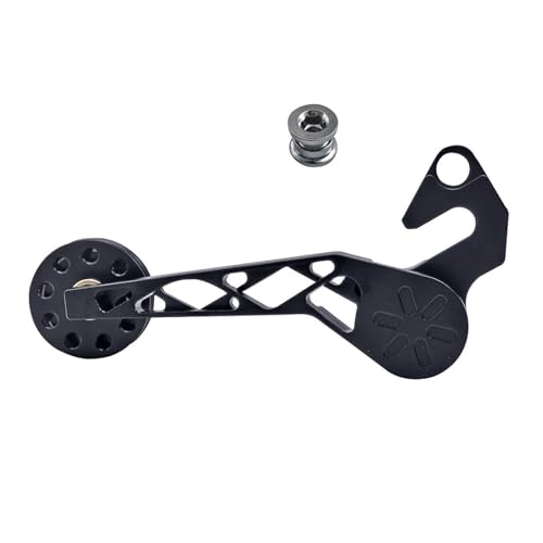 Illkjasfc Mountainbike Kettenspanner Guide Ersatz Aluminiumlegierung Klappfahrräder Kettenstabilisator Radfahren Kettenspanner von Illkjasfc