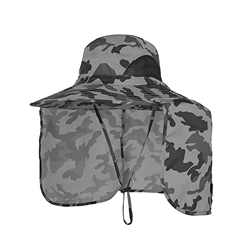 Illkjasfc Unisex Camping Jagd Bucket Hat Wasserdicht Hut Casual Outdoor Fischerhut Klettern Angeln Breite Krempe Sonnenhut von Illkjasfc