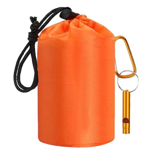 Illkjasfc Wasserdichter Survival Schlafsack Outdoor Survival Bivvy Säcke Leichte Erste Hilfe Decken Notfallversorgung von Illkjasfc