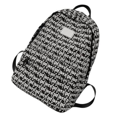 Nylon Rucksack Für Damen Geräumige Schultasche Für Bücher Und Zubehör Mit Bequemem Riemen Lässige Tagesrucksack Laptoptaschen von Illkjasfc