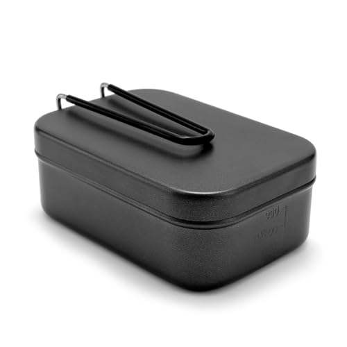 Tragbare Box Outdoor Isolierte Lunchbox mit Griffen Aluminium Lunchbox für Camping Reisen Angeln von Illkjasfc