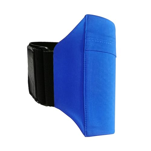 Verstellbare Fitness-Beingürtel, Sport-Beinband, Aufbewahrungstasche, Bein-Handyhalter, Geldbörse für Karten, Schlüssel, Handy, Farbe: Blau von Illkjasfc