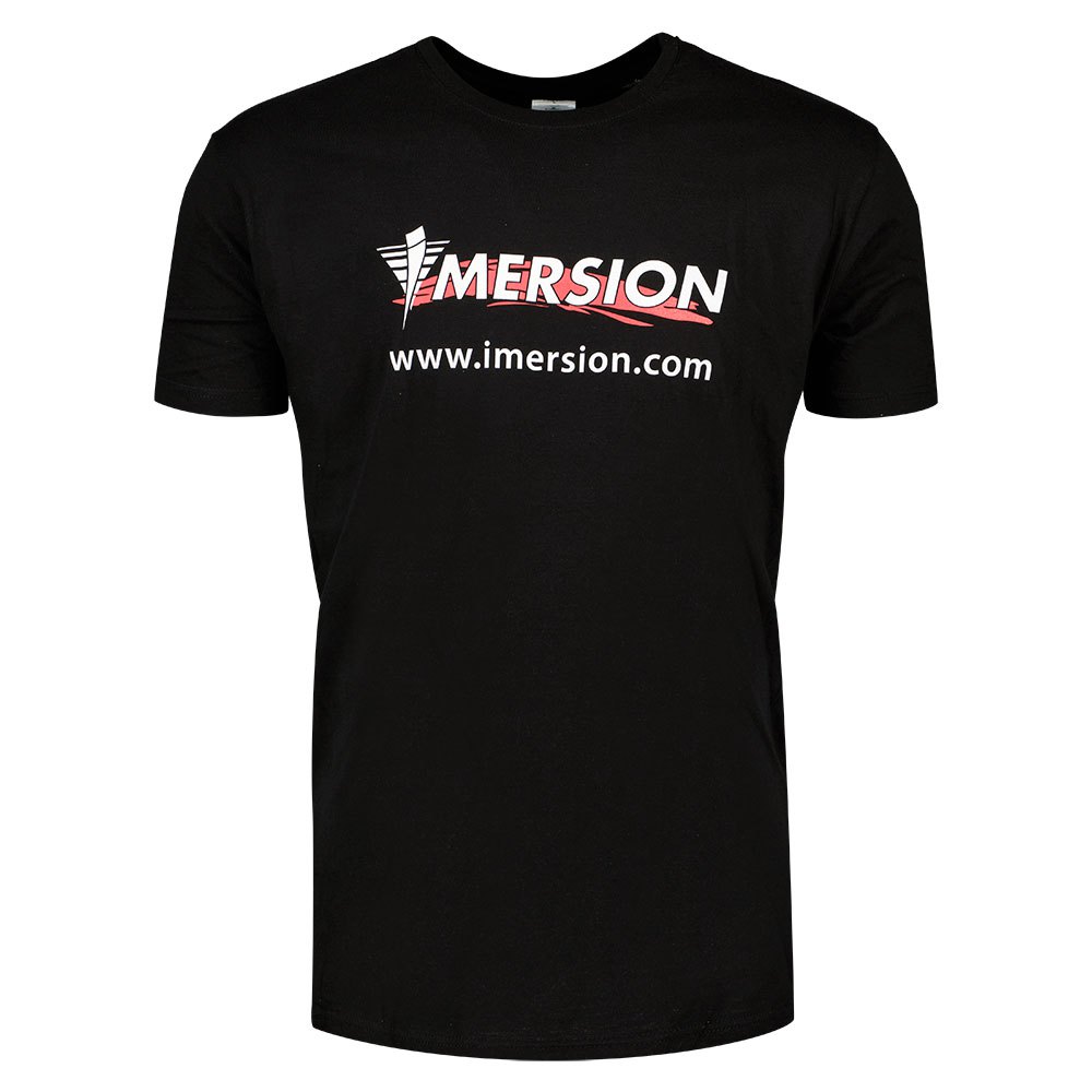 Imersion Logo Short Sleeve T-shirt Schwarz S Mann von Imersion