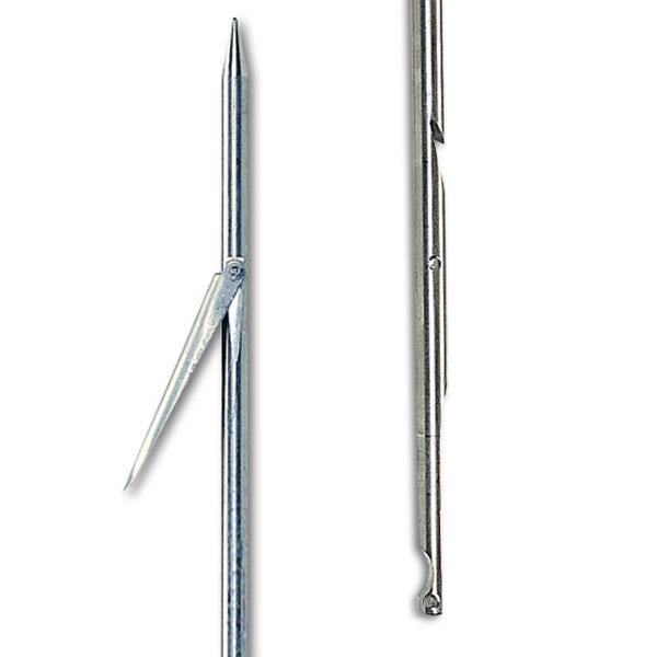 Imersion Tahitian Spear 6 Mm Inox Milled Heel Silber 115 cm von Imersion