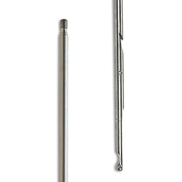Imersion Threated Spear 6.5 Mm Inox Milled Heel M6 Silber 130 cm von Imersion
