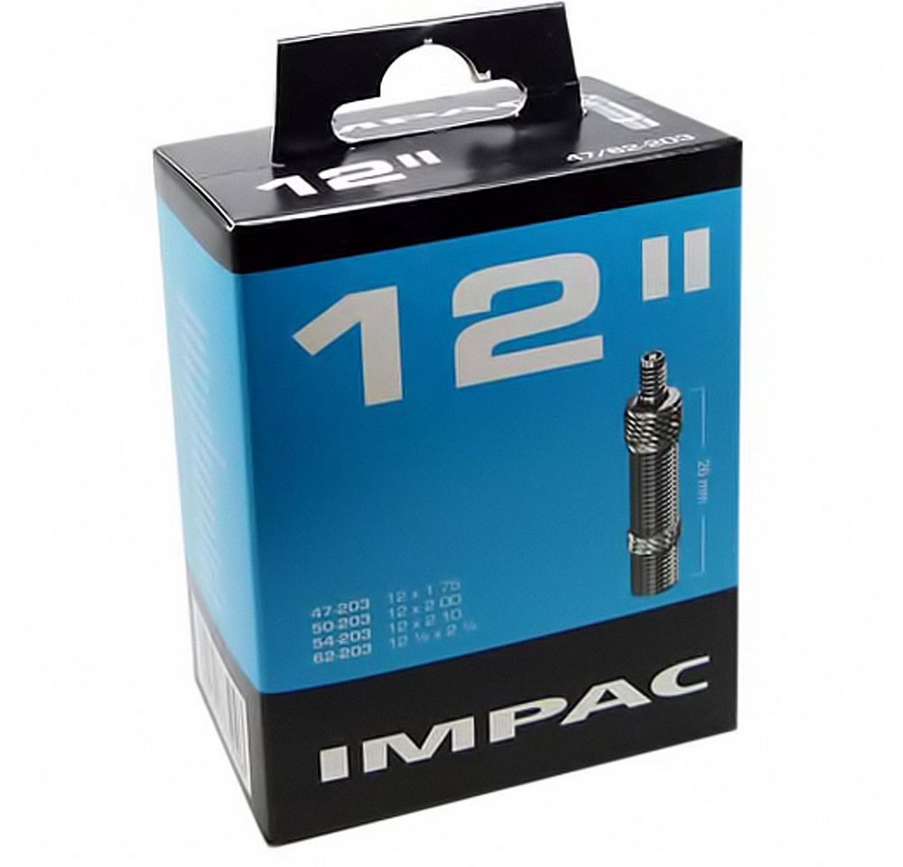 Impac Fahrradschlauch Impac Schlauch DV 26mm 12Zoll 47-62/203 Fahrrad Impac Fahrradschlauch Impac Schlauch DV 26mm 12Zoll 47-62/203 Fahrrad von Impac