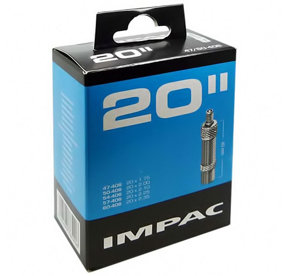 Impac Fahrradschlauch Impac Schlauch DV 40mm 20Zoll 47-60/406 Fahrrad Impac Fahrradschlauch Impac Schlauch DV 40mm 20Zoll 47-60/406 Fahrrad von Impac