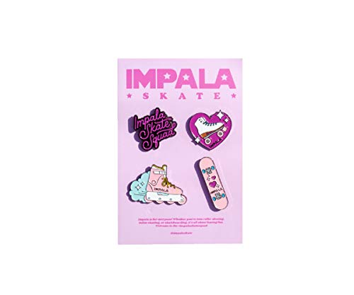 Impala Rollerskates Impala Skate Enamel Pin Packung Zubehör, Erwachsene, Unisex, sortiert (mehrfarbig), Einheitsgröße von Impala