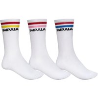 Impala Stripe Sock 3 Pack White Impala Stripe Sock 3 Pack White von Impala