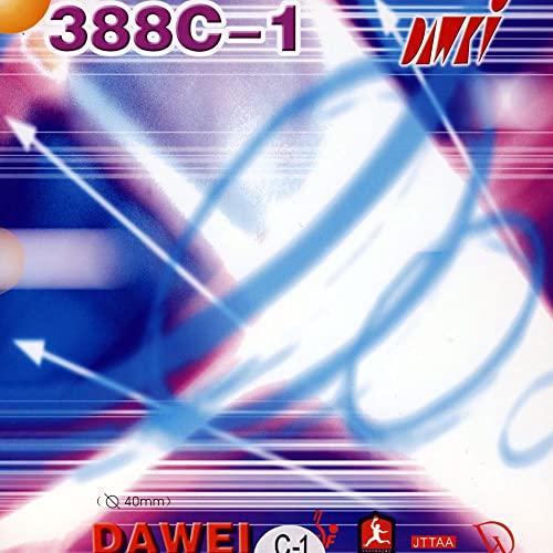DAWEI 388C-1 (1,5 mm - rot) | China Tischtennis Belag | ITTF | TT-Spezial - Schütt Tischtennis von Imperial