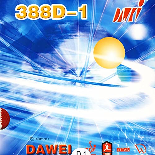 DAWEI 388D-1 (0,5 mm - rot) | China Tischtennis Belag | ITTF | TT-Spezial - Schütt Tischtennis von Imperial
