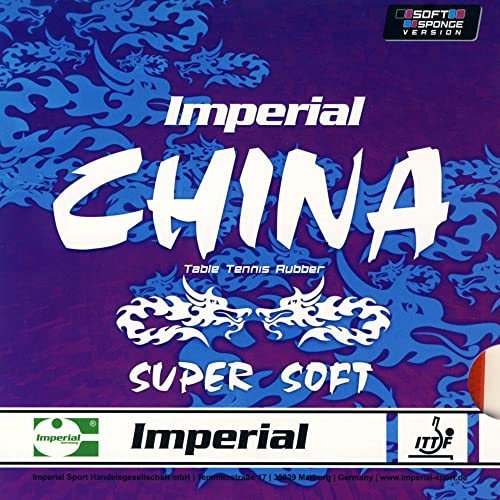 Imperial China Super Soft (1,0 mm - rot) | - China Tischtennis Belag | ITTF | TT-Spezial - Schütt Tischtennis von Imperial