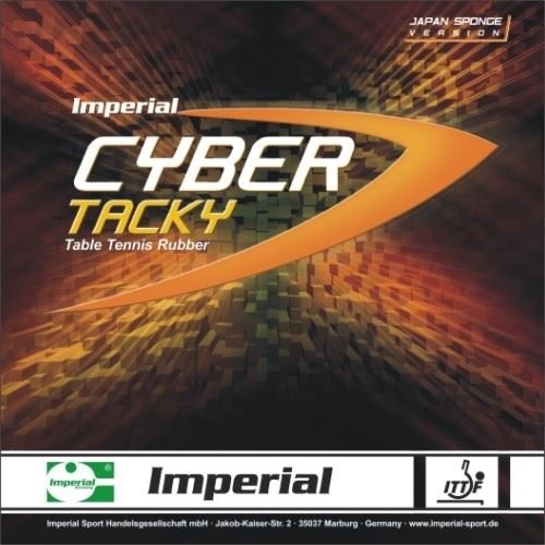 Imperial Cyber Tacky Soft - Magic (2,0 mm - rot) | - China Tischtennis Belag | ITTF | TT-Spezial - Schütt Tischtennis von Imperial