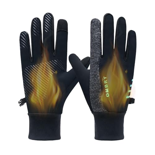 Imtrub Herren-Thermohandschuhe, Handschuhe für kaltes Wetter, wasserdicht | Warme weiche Snowboardhandschuhe,wasserdichte Winterhandschuhe, Winddichte Winterhandschuhe, Outdoor-Aktivitätenzubehör für von Imtrub