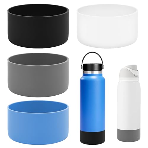 Incycall 4er-Pack für Hydro Flask Cup Zubehör– Silikon Schutzmanschette für Hydro Flask32-40oz, fürOwala FreeSip/Flip40oz für Yeti Rambler 36oz(Schwarz-Serie) Incycall 4er-Pack für Hydro Flask Cup Zubehör– Silikon Schutzmanschette für Hydro Flask32-40oz, fürOwala FreeSip/Flip40oz für Yeti Rambler 36oz(Schwarz-Serie) von Incycall