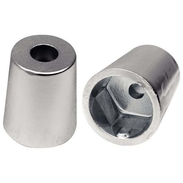 Indel Marine Zc Cranchi Hexagonal Shaft Anode Silber 50 x 46 mm von Indel Marine