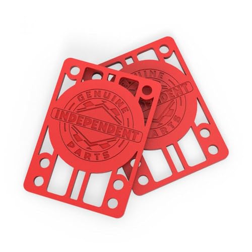 Indy Skateboard Riser Pads, Rot, 2 Stück Indy Skateboard Riser Pads, Rot, 2 Stück von Independent
