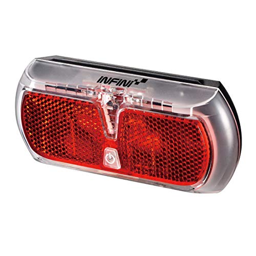 Infini Apollo Led-gepäckträgerleuchte, rot, 10 x 4 x 3 cm Infini Apollo Led-gepäckträgerleuchte, rot, 10 x 4 x 3 cm von Infini