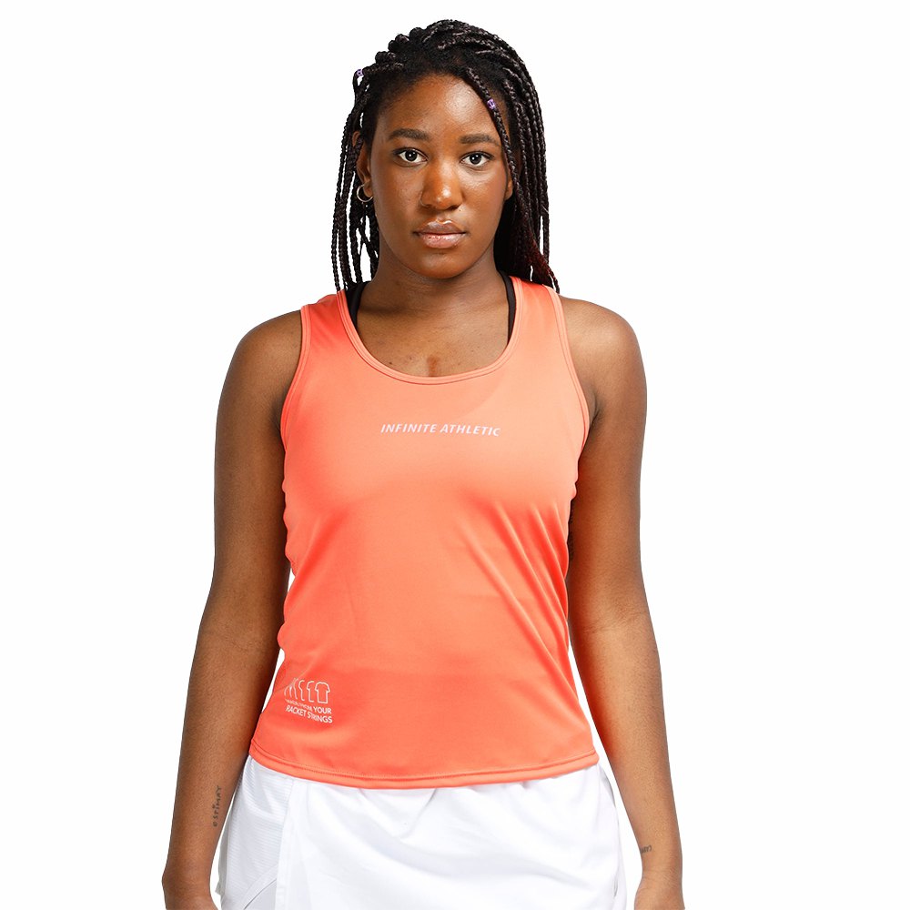 Infinite Athletic Ultraboost Sleeveless T-shirt Orange M Frau von Infinite Athletic