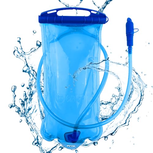 Infreecs Trinkblase 1.5L, Wasserblase für Trinkrucksack, BPA-Frei Auslaufsicher Wasserbehälter, Trinksack Hydration, Wasserblase Trinksystem für Rucksack für Laufen, Wandern, Radfahren, Campen von Infreecs
