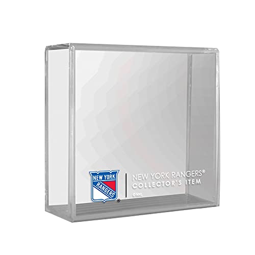 New York Rangers Offizielle NHL-Sammlerpräsentationsbox für Single Puck von Inglasco