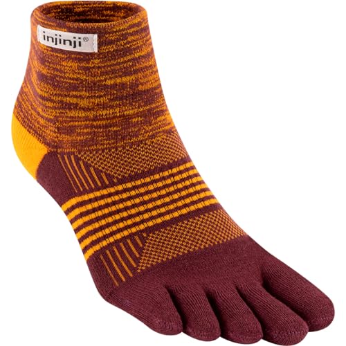 Injinji Damen Trail Midweight Mini-Crew Socken, solar, XS-S Injinji Damen Trail Midweight Mini-Crew Socken, solar, XS-S von Injinji