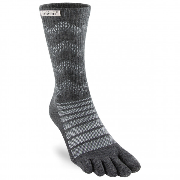Injinji - Outdoor Midweight Crew Wool - Wandersocken Gr L grau Injinji - Outdoor Midweight Crew Wool - Wandersocken Gr L grau von Injinji