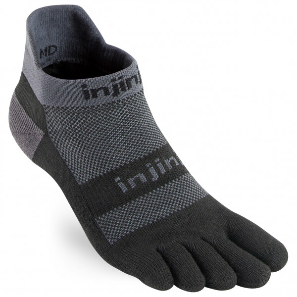 Injinji - Run Midweight No Show - Laufsocken Gr S schwarz Injinji - Run Midweight No Show - Laufsocken Gr S schwarz von Injinji