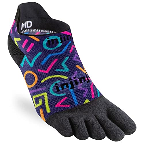 Injinji Spectrum RUN LIGHTWEIGHT NO-SHOW RETRO L von Injinji