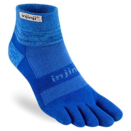 Injinji Trail Midweight Mini-Crew Socken, marina, S von Injinji