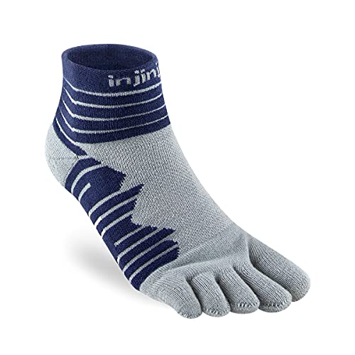 Injinji Ultra Run Mini-Crew Socken, Cobalt, L Injinji Ultra Run Mini-Crew Socken, Cobalt, L von Injinji