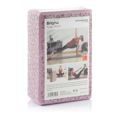 InnovaGoods Unisex Adulto 8435527815585 Yogablock, Rosa, 14,5 x 22,5 x 7,5 cm von InnovaGoods