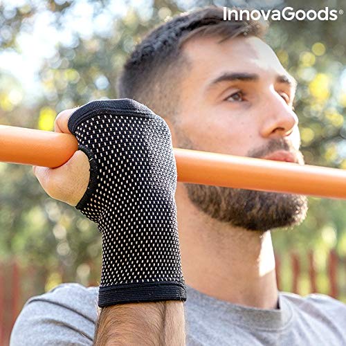 InnovaGoods Handgelenkband aus Kupfer und Bambuskohle Wristcare InnovaGoods Handgelenkband aus Kupfer und Bambuskohle Wristcare von InnovaGoods