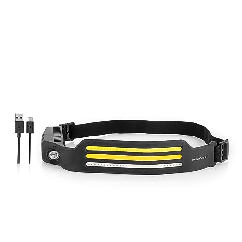 InnovaGoods Unisex Erwachsene 8435527825560 Stirnlampe, Schwarz, 31 x 4 x 2,3 cm InnovaGoods Unisex Erwachsene 8435527825560 Stirnlampe, Schwarz, 31 x 4 x 2,3 cm von InnovaGoods