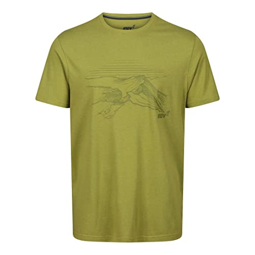 Inov-8 Graphic Tee Kurzarm Herren Laufshirt grün Gr. M von Inov-8