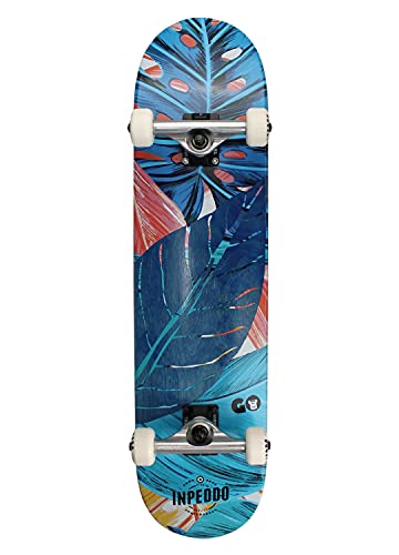 Inpeddo X Gorilla Skateboard Complete Light Blue 8" von Inpeddo