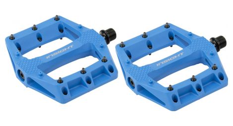 insight thermoplastic du flat pedal paar blau insight thermoplastic du flat pedal paar blau von Insight