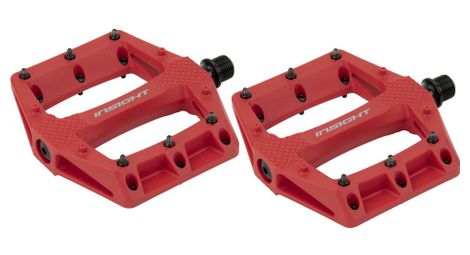 insight thermoplastic du flat pedal paar rot insight thermoplastic du flat pedal paar rot von Insight