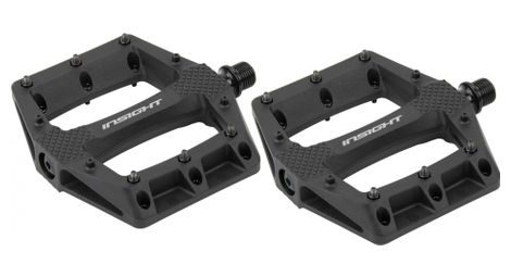 insight thermoplastic du flat pedal paar schwarz insight thermoplastic du flat pedal paar schwarz von Insight