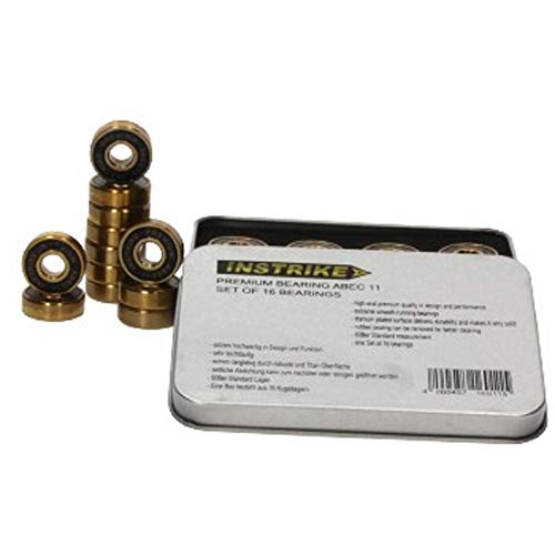 Instrike Premium Kugellager ABEC 11 16er-Set Instrike Premium Kugellager ABEC 11 16er-Set von Instrike