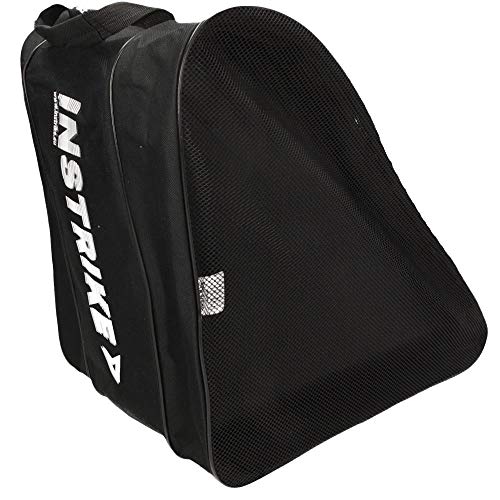 Instrike Skate Bag Profi Skate Bag Extra Qualität - Extra Handtuch und Staufach für Ersatzklamotten - Helm Schlittschuh und Inline Tasche kompatibel Bauer CCM Graf Mission Head Tour wasserabweisend von Instrike